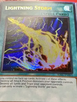 3x Lightning Storm | RA01-EN061 | Ultra Rares | NM | 1st Edition | YuGiOh! - Image 2