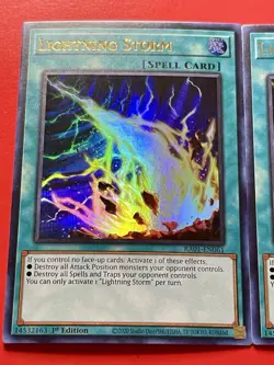 3x Lightning Storm | RA01-EN061 | Ultra Rares | NM | 1st Edition | YuGiOh! - Image 3