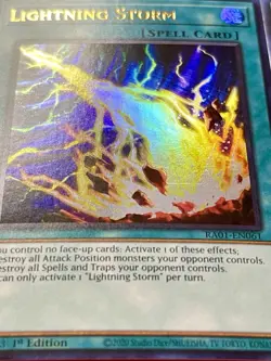 3x Lightning Storm | RA01-EN061 | Ultra Rares | NM | 1st Edition | YuGiOh! - Image 4