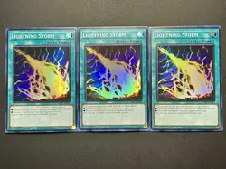 3x Lightning Storm | RA01-EN061 | Super Rares | NM | 1st Edition | YuGiOh! - Image 1
