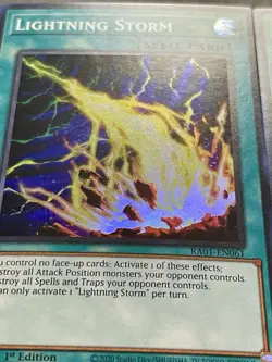 3x Lightning Storm | RA01-EN061 | Super Rares | NM | 1st Edition | YuGiOh! - Image 2