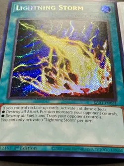 3x Lightning Storm | RA01-EN061 | Secret Rares | NM | 1st Edition | YuGiOh! - Image 2