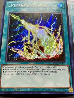 3x Lightning Storm | RA01-EN061 | Secret Rares | NM | 1st Edition | YuGiOh! - Image 3