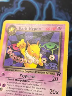 Dark Hypno 26/82 Rare Team Rocket - WOTC Pokemon Card HP - Image 3