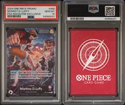 Monkey.D.Luffy (PSA Magazine) OP05-060 One Piece Promotion Cards Foil - Image 3