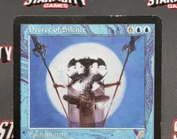 MTG Decree of Silence- WRITTEN ON -Scourge Magic the Gathering Card #032 - Image 3
