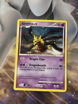 Pokemon Giratina 28/127 Holo Rare Platinum Base Set Card 2009 Deck Exclusives - Image 1