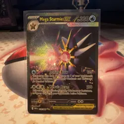Pokemon Mega Starmie EX Stage 1 Holo POR 118/088 330 HP Collectible Card - Image 1