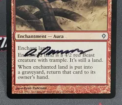 MTG Crusher Zendikon- Signed -Worldwake Magic the Gathering Card #078 - Image 4