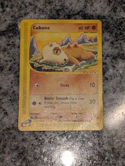 Cubone 103/165 Expedition Base Set Regular Pokemon Card - Image 1