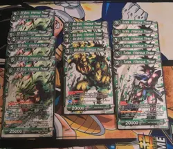 16 Card Lot Villainous Threat Dragon Ball Super Masters CCG DBZ TCG Broly Turles - Image 1