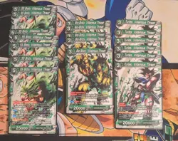 16 Card Lot Villainous Threat Dragon Ball Super Masters CCG DBZ TCG Broly Turles - Image 2