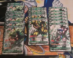 16 Card Lot Villainous Threat Dragon Ball Super Masters CCG DBZ TCG Broly Turles - Image 3