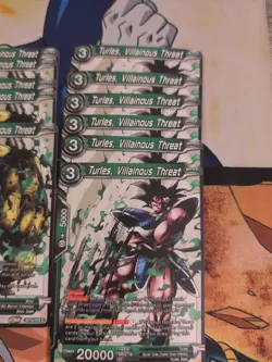 16 Card Lot Villainous Threat Dragon Ball Super Masters CCG DBZ TCG Broly Turles - Image 4