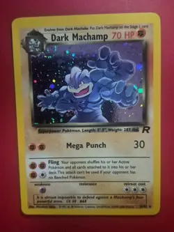 🔥Mint🔥Dark Machamp 10/82 Team Rocket Holo Pokemon Card - Image 1