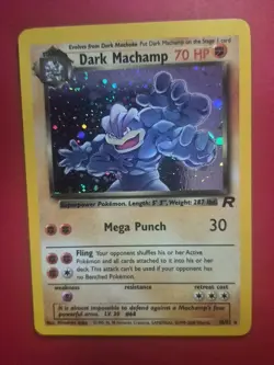 🔥Mint🔥Dark Machamp 10/82 Team Rocket Holo Pokemon Card - Image 2