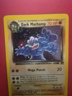 🔥Mint🔥Dark Machamp 10/82 Team Rocket Holo Pokemon Card - Image 3