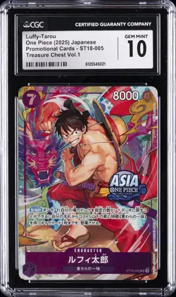 2025 ONE PIECE - JAPANESE LUFFY-TAROU - PROMOTIANAL CARDS CGC 10 GEM MINT - Image 1