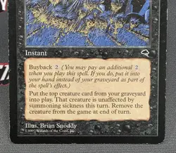 MTG Corpse Dance- DAMAGED -Tempest Magic the Gathering Card #116 - Image 4