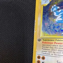 Machamp Pokemon Card 008/102 Deck Exclusives 1st Edition HP *Creased & Curved* - Image 3