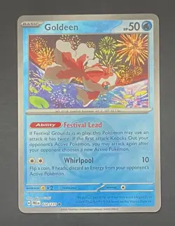 Pokemon Card Goldeen 020/131 Poke Ball Reverse Holo Prismatic Evolutions - NM - Image 1