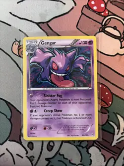 Pokemon TCG Gengar Holo Rare Card XY Breakthrough 60/162 - Image 1