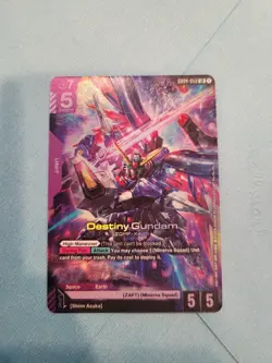 Gundam Card Game Phantom Aria Destiny Gundam GD04-050 Legend Rare LR NM - Image 1