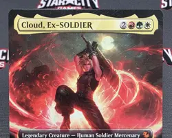 MTG Cloud, Ex-SOLDIER- DAMAGED -FINAL FANTASY Commander Magic Card #168 - Image 3