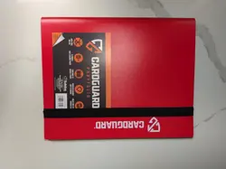 CARDGUARD Red Portfolio 20 Double Sided 9-Pocket Pages for Trading Cards - Image 1