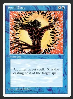 ***Spell Blast*** MTG Alternate 4th Edition Magic Kid Icarus - Image 1