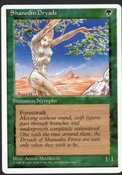***Shanodin Dryads*** MTG Alternate 4th Edition Magic Kid Icarus - Image 1