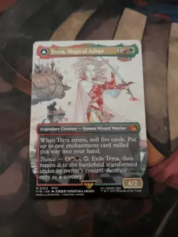 TERRA, MAGICAL ADEPT (BORDERLESS) Final Fantasy FIN Magic MTG MINT CARD - Image 1