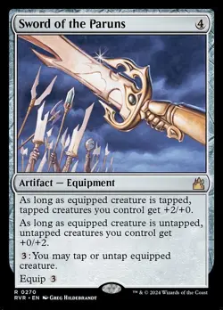 Sword of the Paruns Foil Ravnica Remastered 270 NM MTG - Image 1