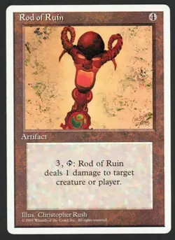 ***Rod of Ruin*** MTG Alternate 4th Edition Magic Kid Icarus - Image 1
