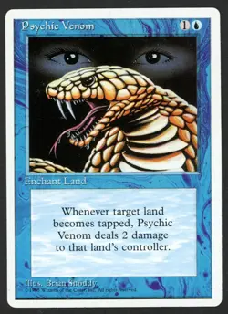 ***Psychic Venom*** MTG Alternate 4th Edition Magic Kid Icarus - Image 1