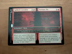 Spiked Corridor Torture Pit Commander: Duskmourn: House of Horror Regular - Image 1