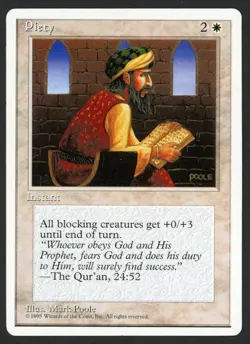 ***Piety*** MTG Alternate 4th Edition Magic Kid Icarus - Image 1