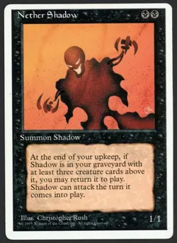 ***Nether Shadow*** MTG Alternate 4th Edition Magic Kid Icarus - Image 1