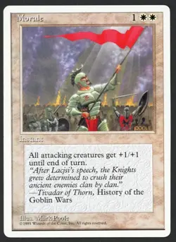 ***Morale*** MTG Alternate 4th Edition Magic Kid Icarus - Image 1