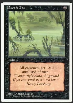 ***Marsh Gas*** MTG Alternate 4th Edition Magic Kid Icarus - Image 1
