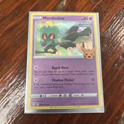 Pokemon Marshadow Holo Trick or Trade 2023 Halloween Stamp Card 80/203 - Image 1
