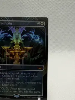 Halo Fountain #285 - Streets of New Capenna (SNC) (Borderless) Foil MTG Card - Image 2