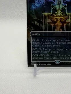 Halo Fountain #285 - Streets of New Capenna (SNC) (Borderless) Foil MTG Card - Image 4