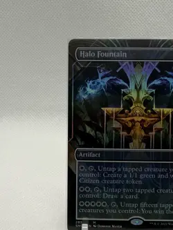 Halo Fountain #285 - Streets of New Capenna (SNC) (Borderless) Foil MTG Card - Image 5