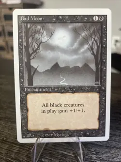 Magic the Gathering - MTG - Bad Moon - Image 1