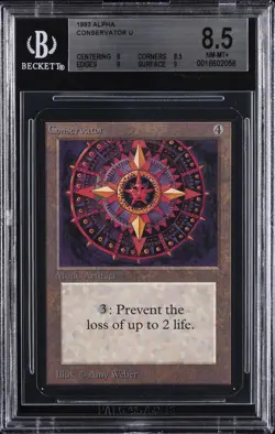 1993 MAGIC: THE GATHERING ALPHA U CONSERVATOR BGS 8.5 - Image 1