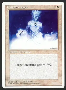 ***Holy Strength*** MTG Alternate 4th Edition Magic Kid Icarus - Image 1
