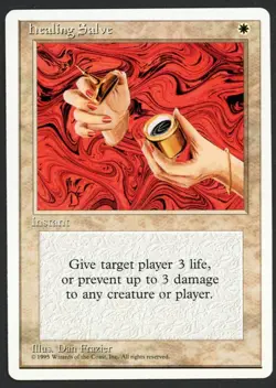 ***Healing Salve*** MTG Alternate 4th Edition Magic Kid Icarus - Image 1