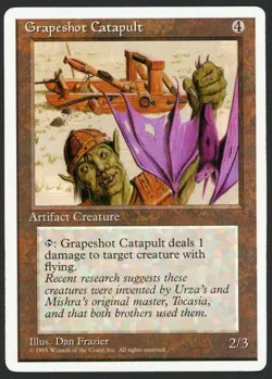 ***Grapeshot Catapult*** MTG Alternate 4th Edition Magic Kid Icarus - Image 1