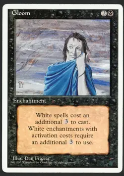 ***Gloom*** MTG Alternate 4th Edition Magic Kid Icarus - Image 1